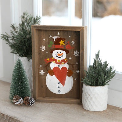 November Basic 2025: Primitive Snowman 6"x8"