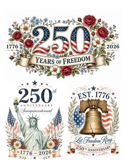 America's Semiquincentennial Transfer Set