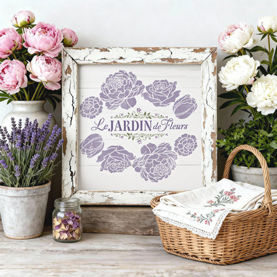 January 2026: Le Jardin de Fleurs 12"x16" 3pk
