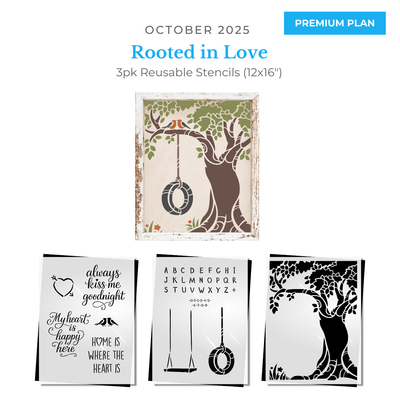 October 2025: Rooted in Love 12"x16" 3pk