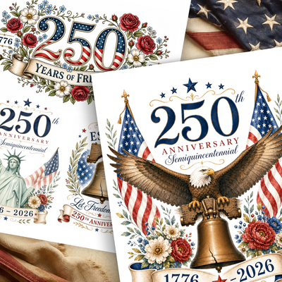 America's Semiquincentennial Transfer Set