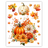 Autumn Pumpkins & Fall Leaves Rub-on Transfers - 8x10" Sheets (Club Exclusive)