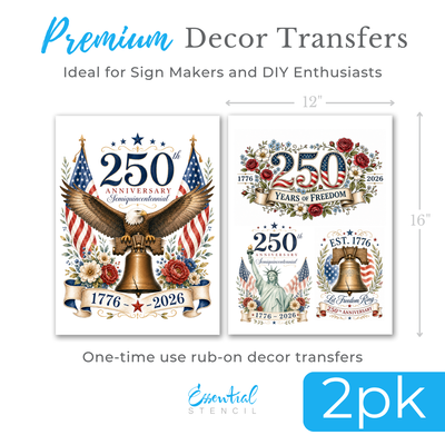 America's Semiquincentennial Transfer Set
