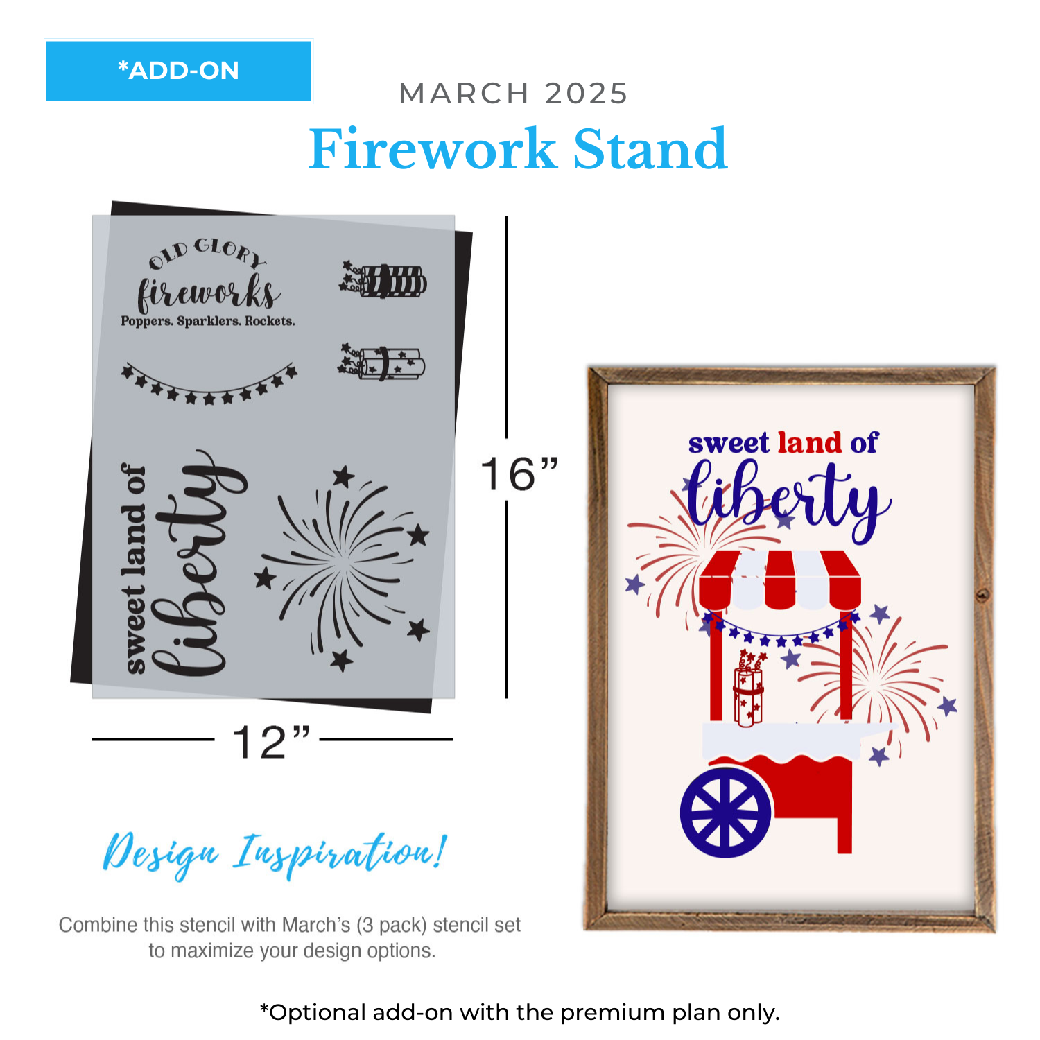 SOTMC - March 2025 Add on: Firework Stand 12x16"