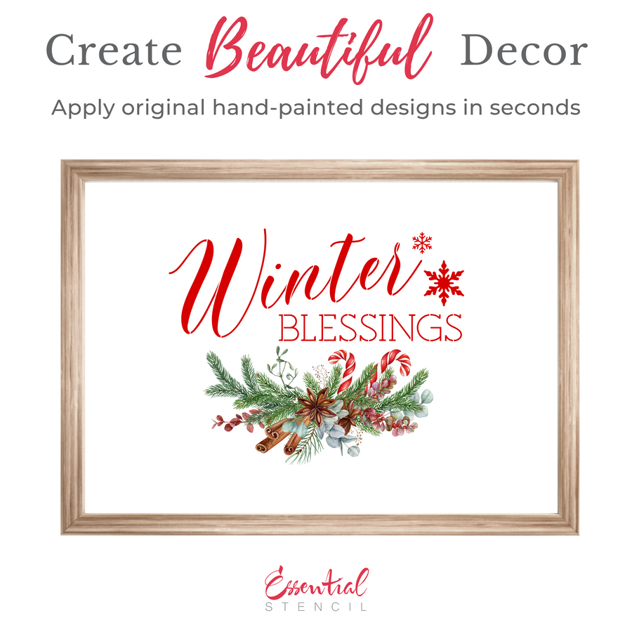 Candy Cane Wreath Rub-on Transfers - 10x12" Sheets (Club Exclusive)