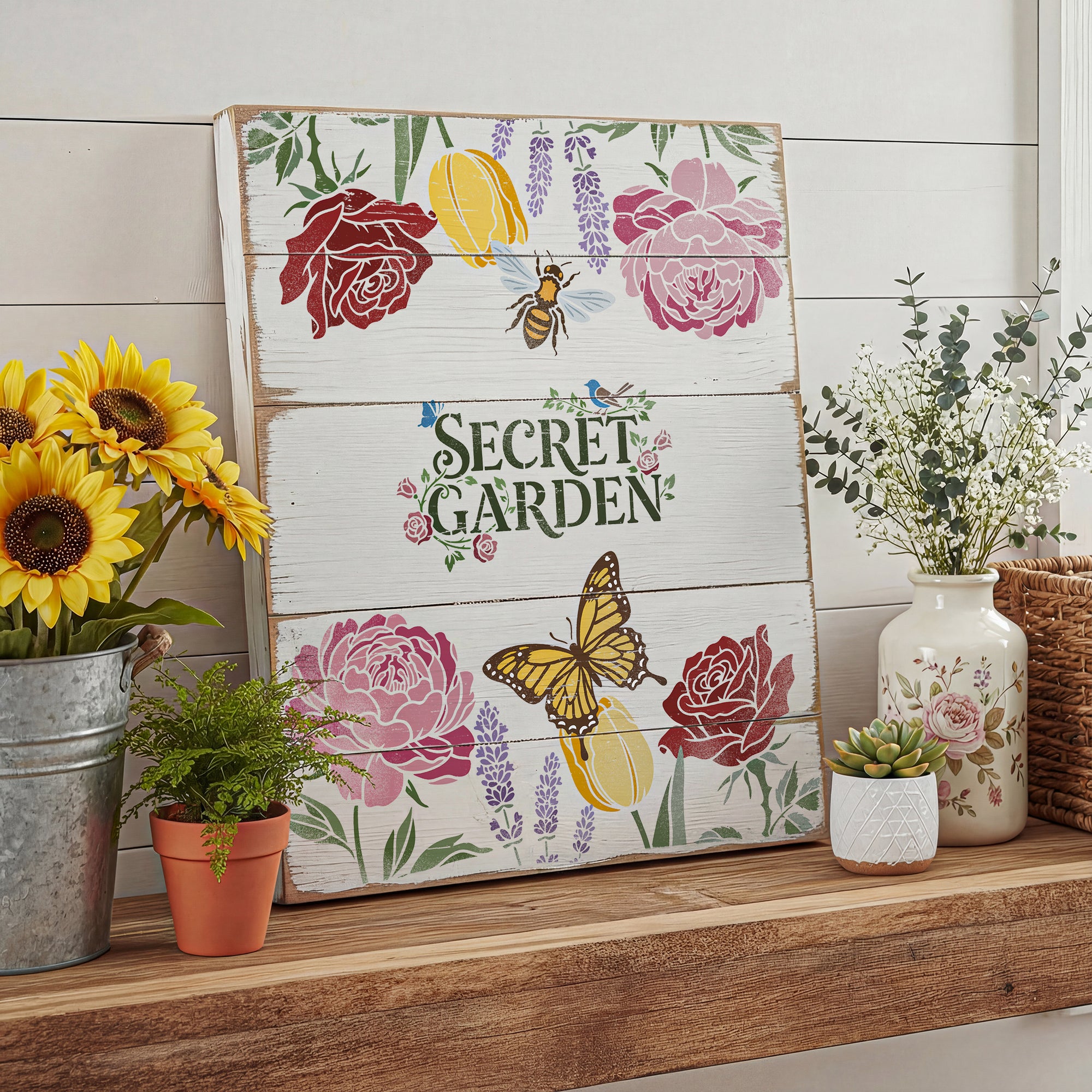 January 2026: Le Jardin de Fleurs 12"x16" 3pk