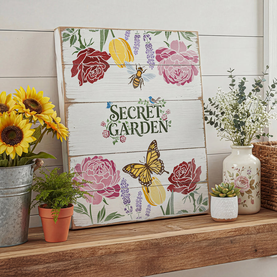 January 2026: Le Jardin de Fleurs 12"x16" 3pk