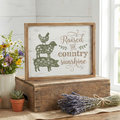 February 2026: Floral Barnyard Animals 12"x16" 3pk