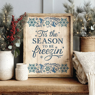 December 2025: Seasonal Borders & Sayings 12"x16" 3pk