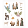 PRE-ORDER: Build a Nativity Scene Rub-on Transfers - 10x12" Sheets (Club Exclusive)