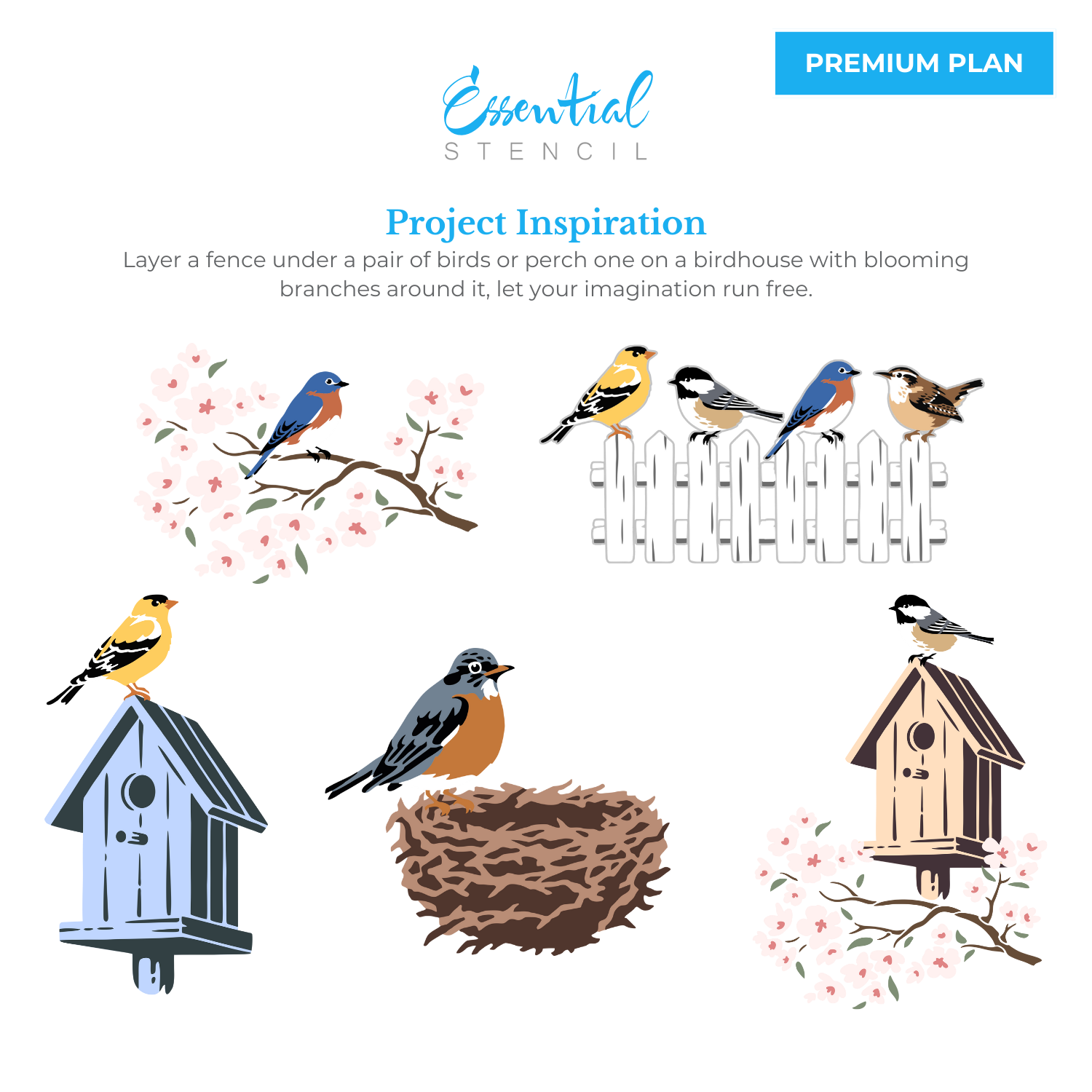 September 2025: Backyard Birds 12"x16" 3pk