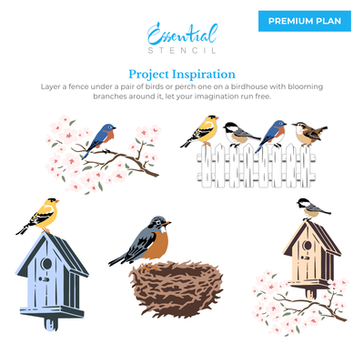 September 2025: Backyard Birds 12"x16" 3pk