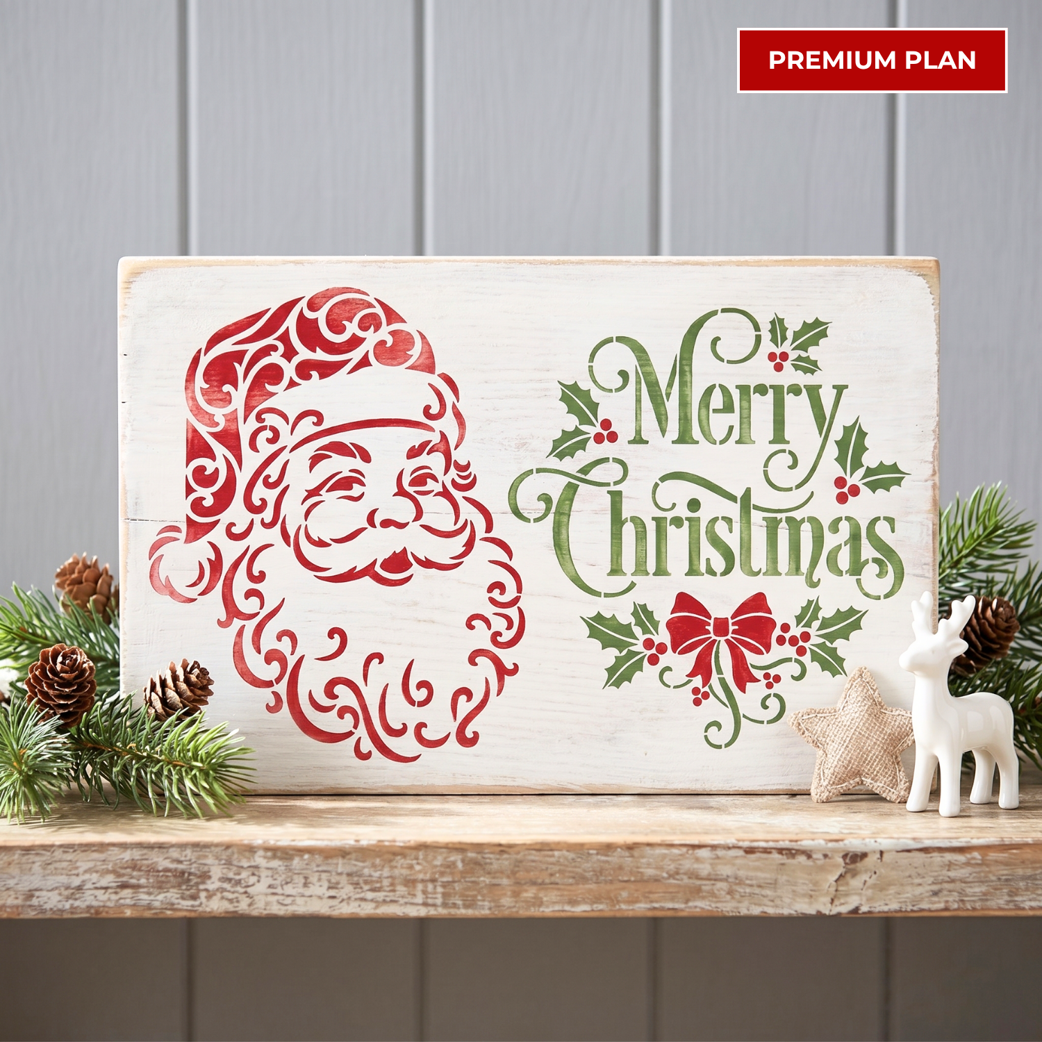 July 2026: A Merry Christmas 12"x16" 3pk