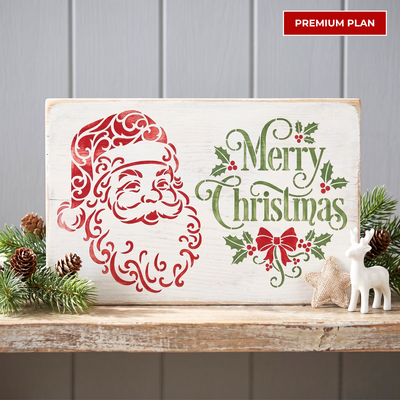 July 2026: A Merry Christmas 12"x16" 3pk