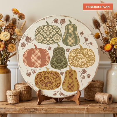 August 2026: Pumpkin Harvest Overlay 12"x16" 3pk