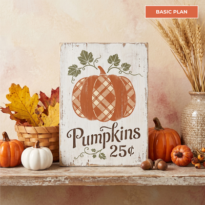 August Basic 2026: Pumpkin Harvest 6"x8"