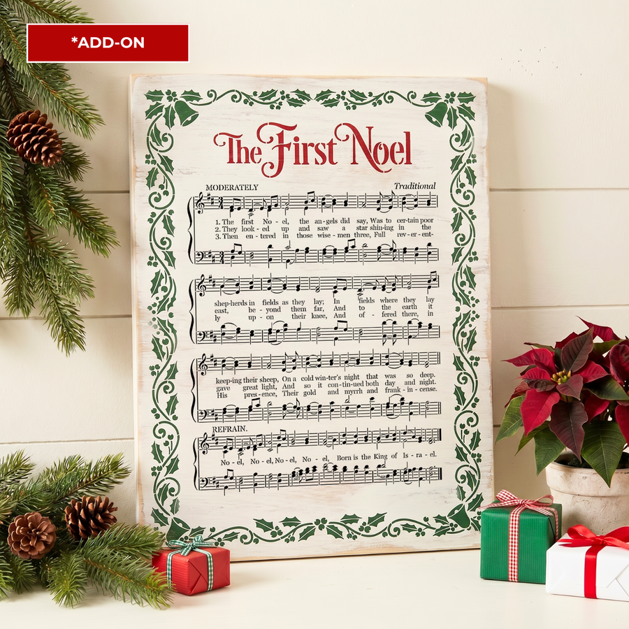 July 2026 First Noel Hymn - Add on 12x16"