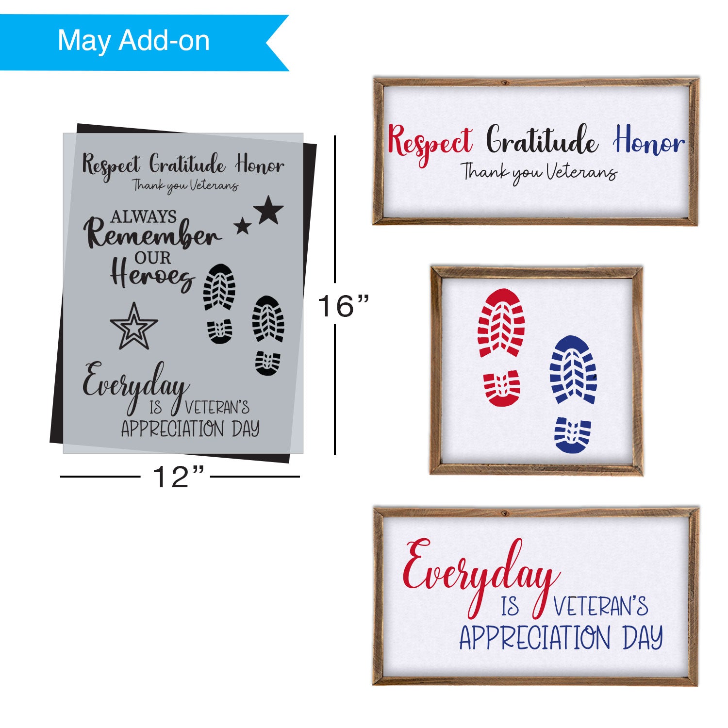 SOTMC - May 2023: Military Gratitude Stencil (add-on) - Collaboration