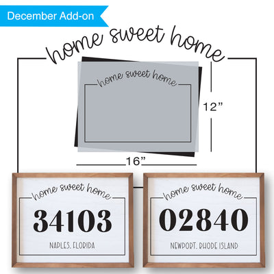 SOTMC - December 2022: Home Sweet Home Frame Stencil (add-on)