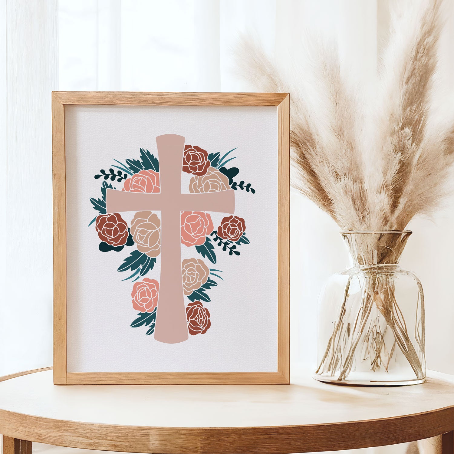 SOTMC -  April 2024: Floral Cross 12"x16" (add-on)