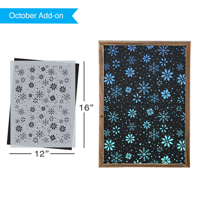 SOTMC - October 2024: Snowflake Pattern 12"x16" (add-on)