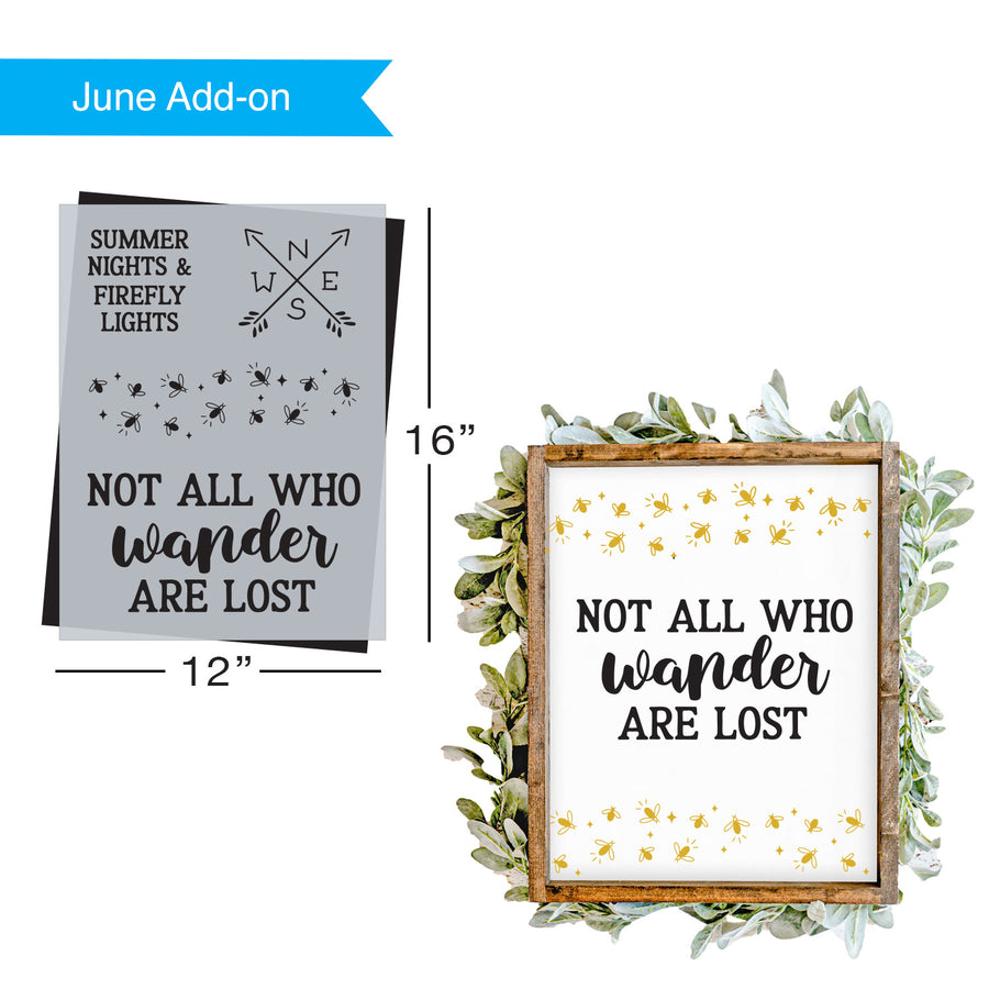 June 2025 Summer Nights & Firefly Lights Add on 12x16"