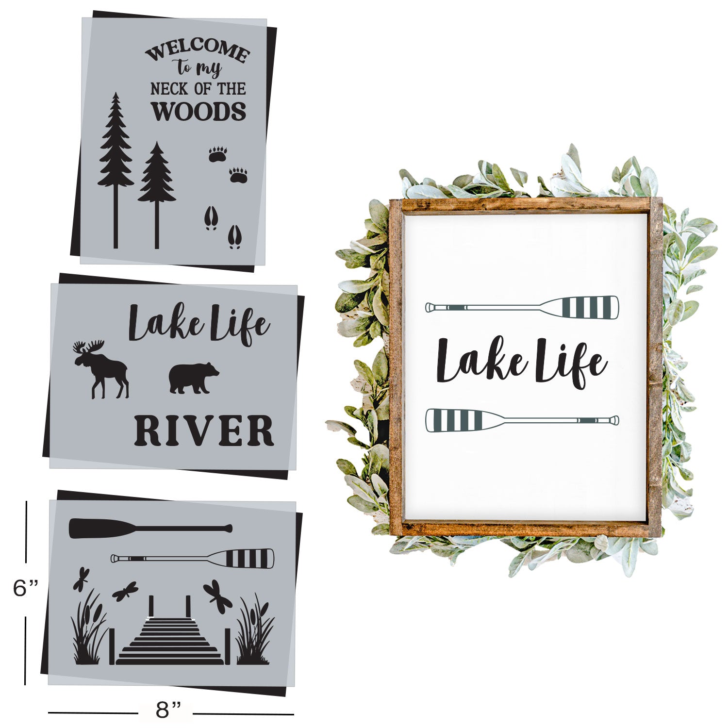 June Basic 2025: Lakeside Summer 6"x8" (3pk)