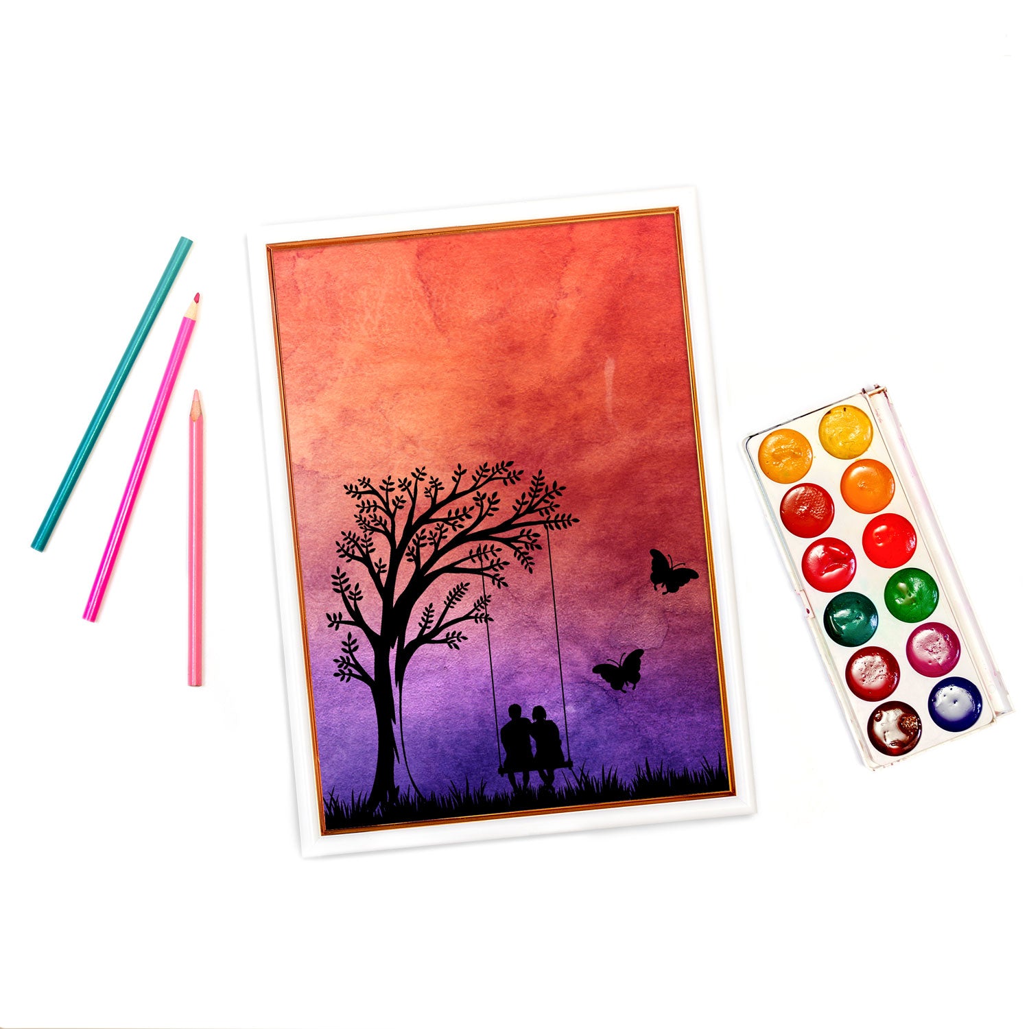SOTMC - November 2023: Silhouette Scenes Stencil Set, 12"x16" (3 pack) - Collaboration
