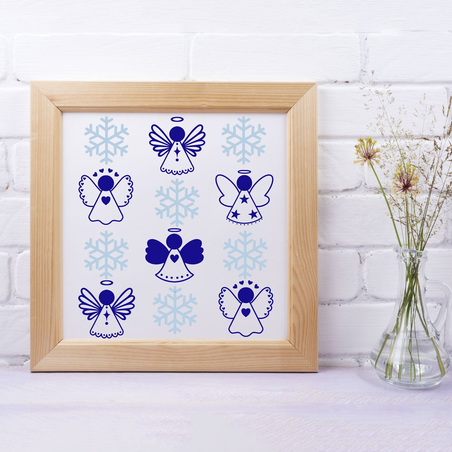 SOTMC - October 2023: Angels & Nativity Stencil Set, 12"x16" (3 pack)