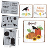 SOTMC - August 2024: Primitive inspired fall stencil set, 12"x16" (3 pack)