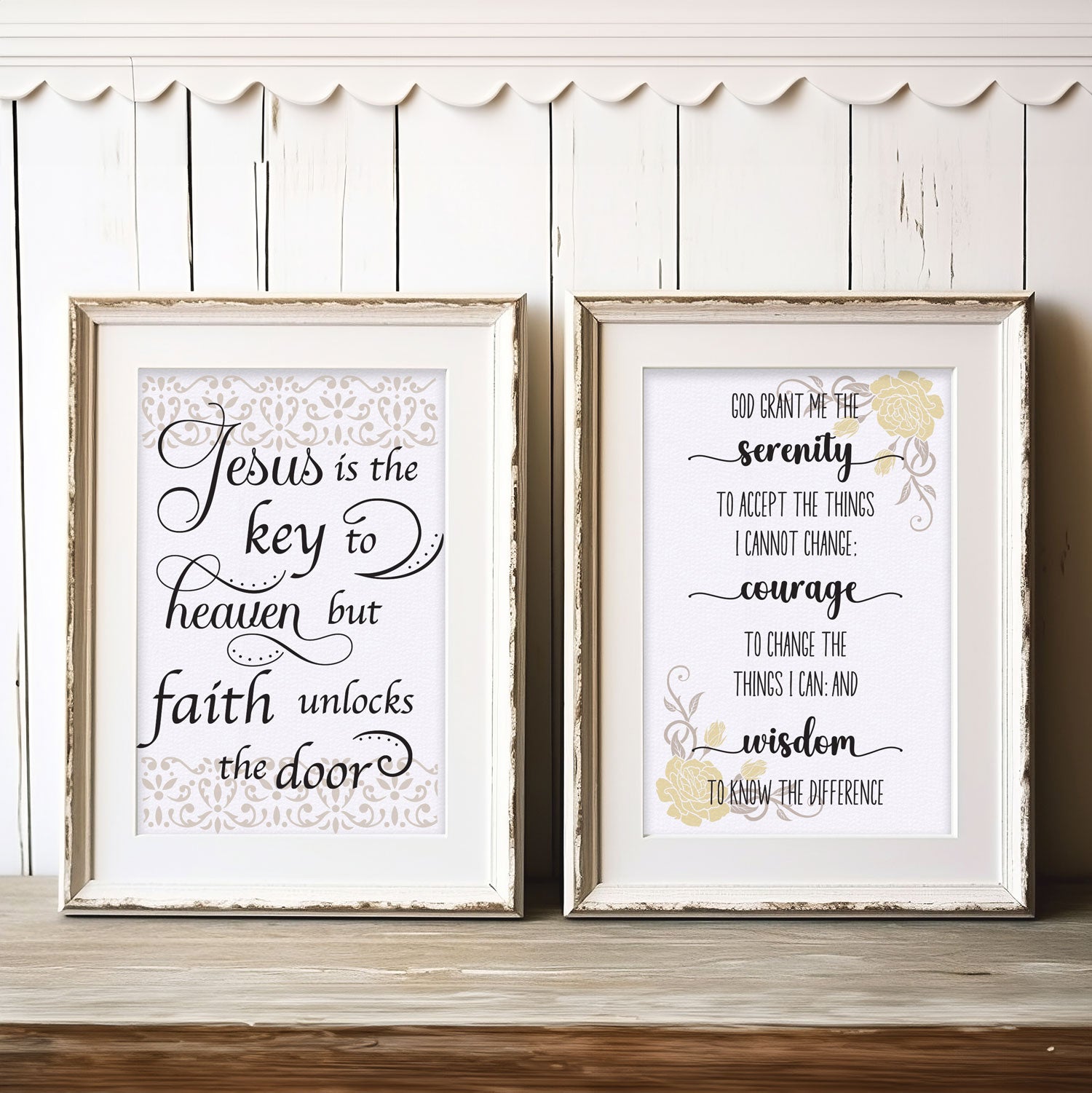 SOTMC - February 2024: Faith & Border Designs Stencil, 12"x16" (3 pack)