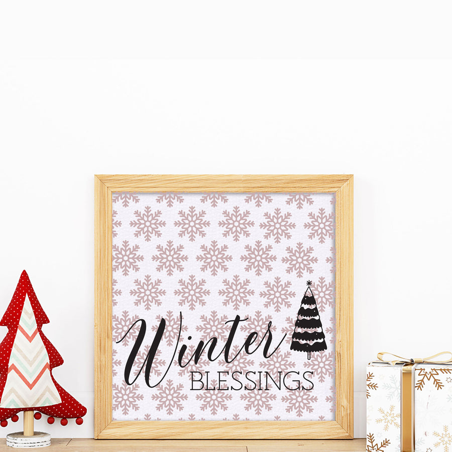 SOTMC - July Basic 2023: Winter Blessings Stencil Set, 6"x8" (3 pack)