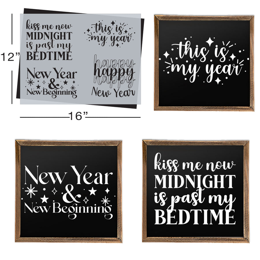 New Year & New Beginning Stencil (Club Exclusive)