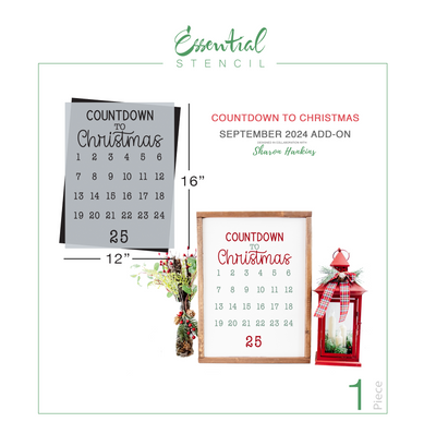 SOTMC - September 2024: Christmas Countdown 12"x16" (add-on)