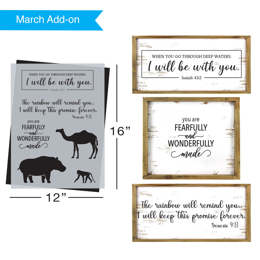 SOTMC - March 2023: Scripture Stencil (add-on) - Collaboration