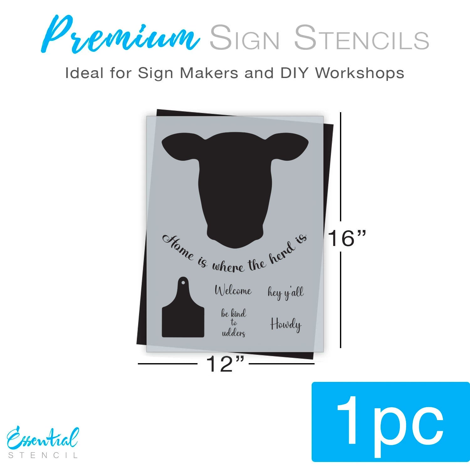 Cow Head stencil (Club Exclusive)