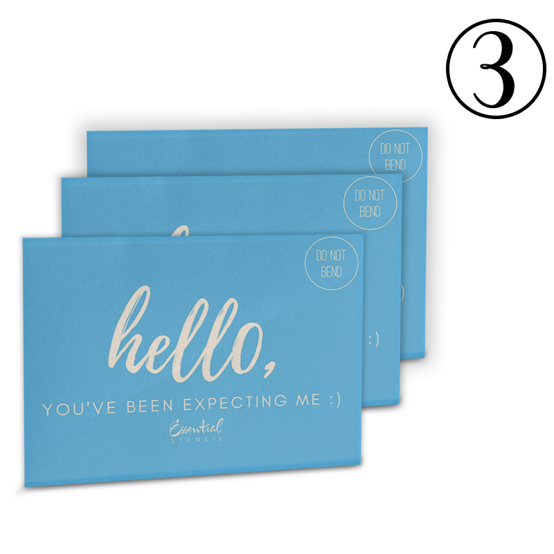 Stencil of the Month Club - 3 Month Plan*