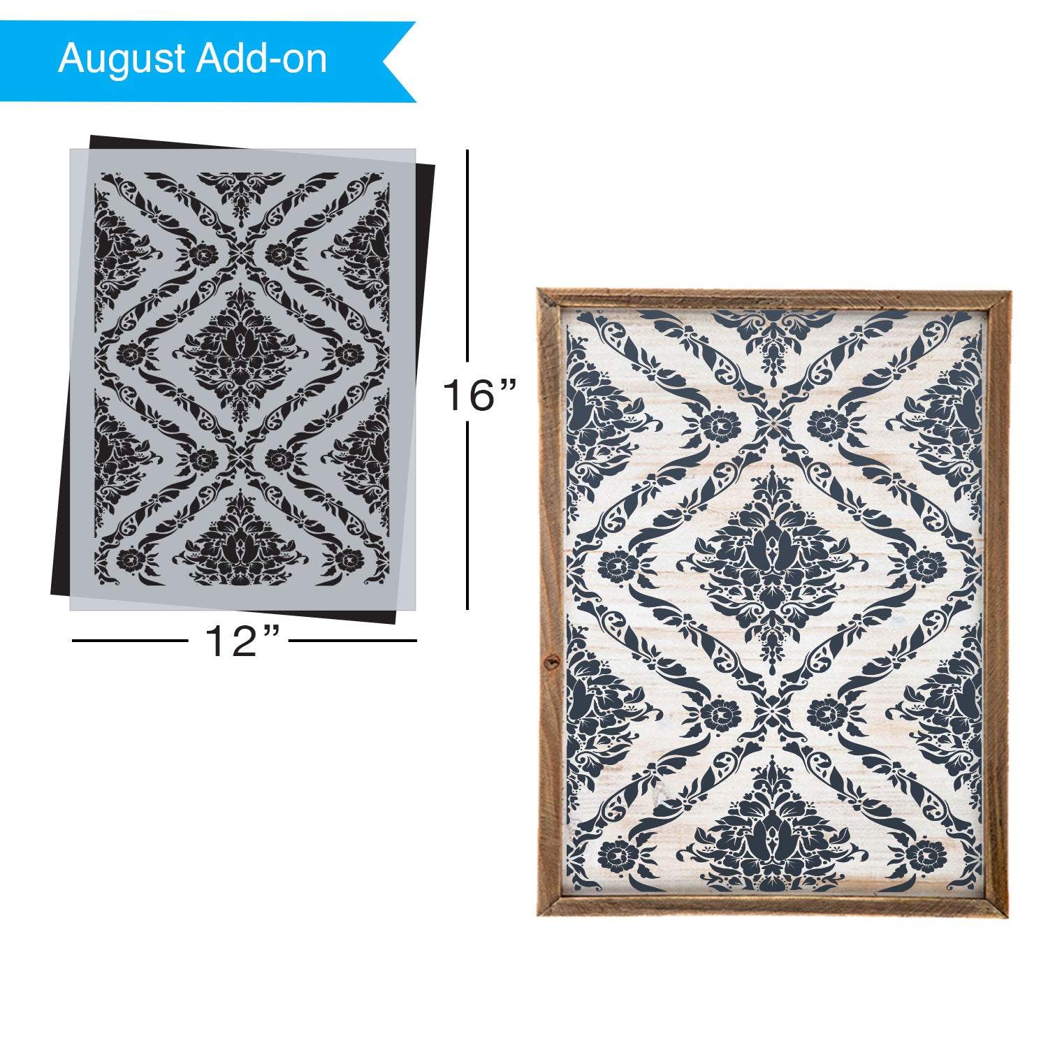 SOTMC - August 2022: Damask Pattern Stencil (add-on)