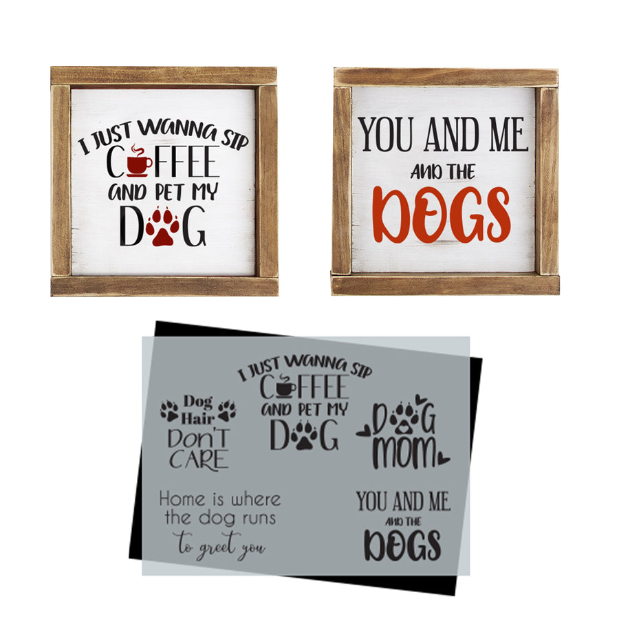 Dog Lovers Stencil (Club Exclusive)