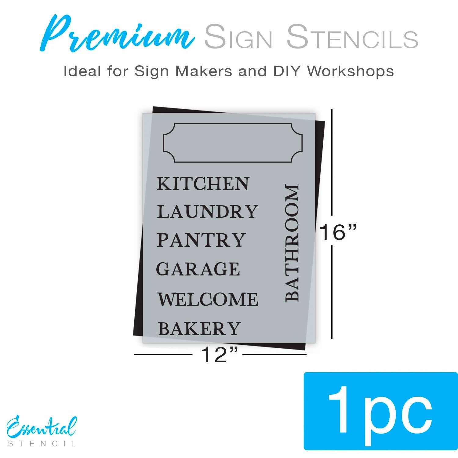 Enamel Style Farmhouse Signs Stencil (Club Exclusive)
