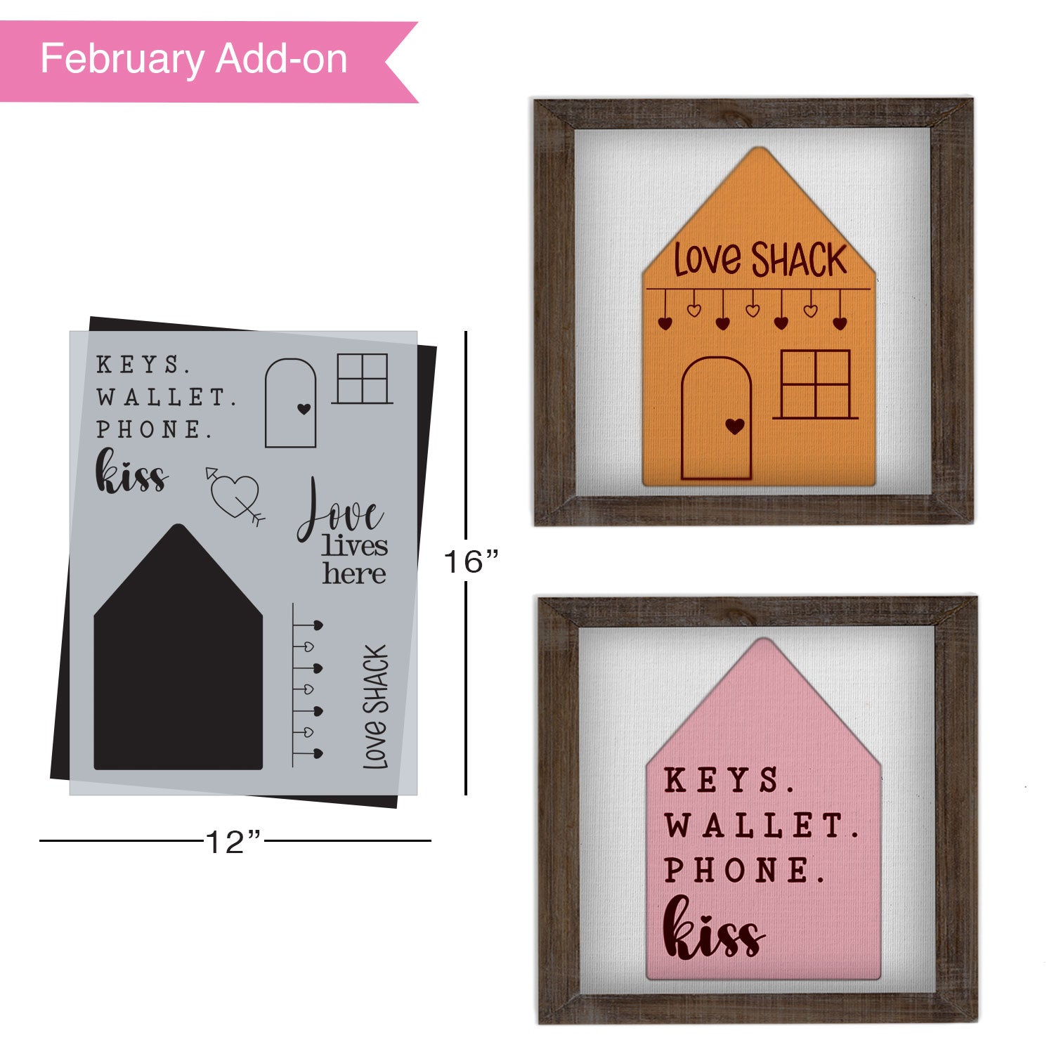 SOTMC - February 2022: Love Shack Stencil (add-on)