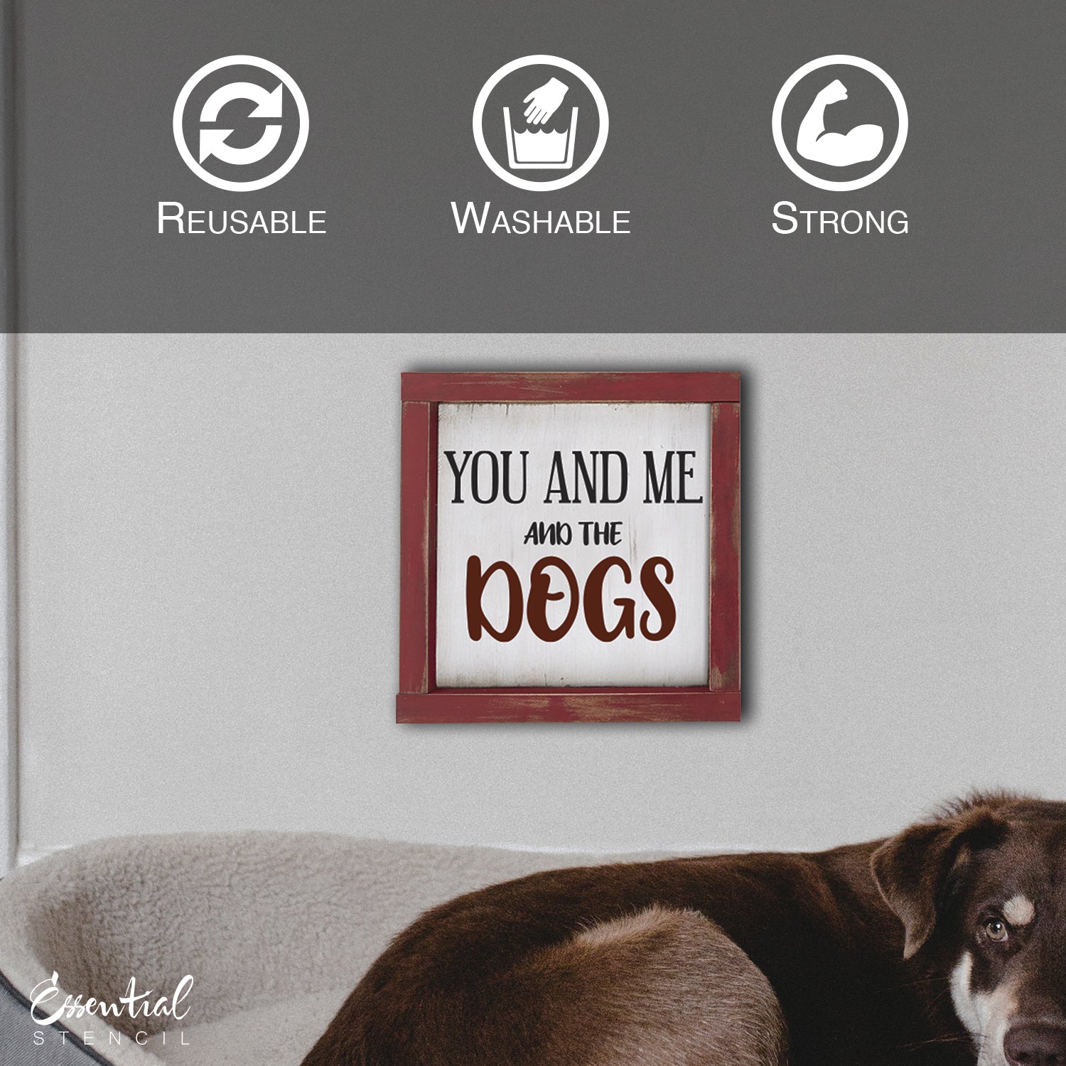 Dog Lovers Stencil (Club Exclusive)