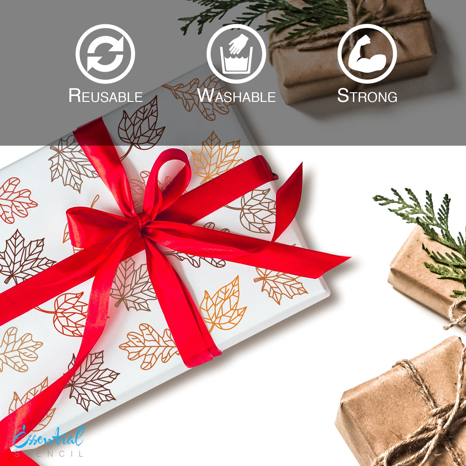 Fall Leaves Stencil Pattern (Club Exclusive)