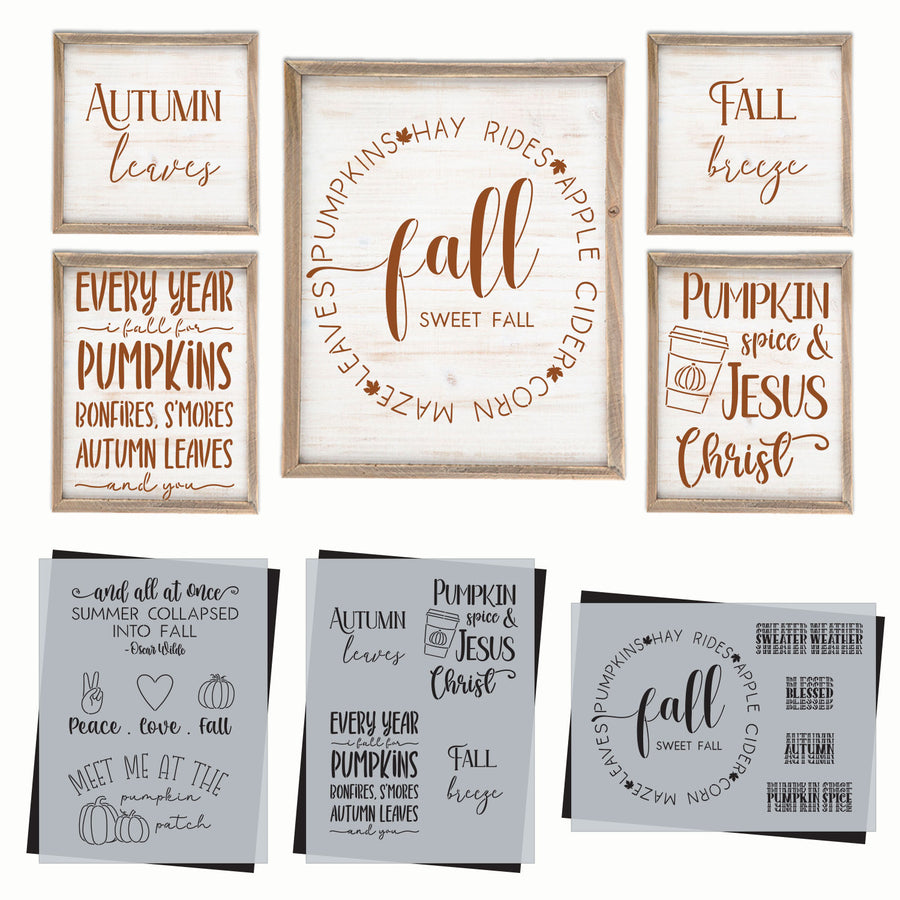 SOTMC - September 2022: Fall Sweet Fall Stencil Set