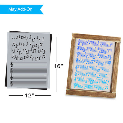 SOTMC - May 2022: Sheet Music Stencil by Sharon Hankins (add-on)