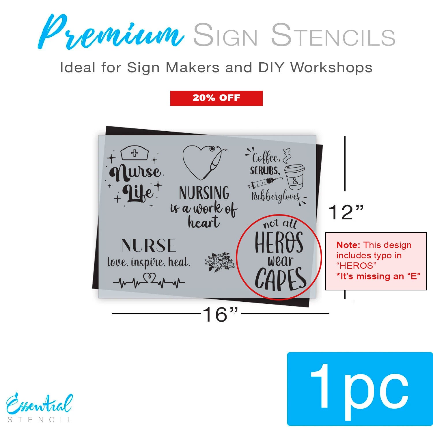 Nurse Life Stencil (Club Exclusive)