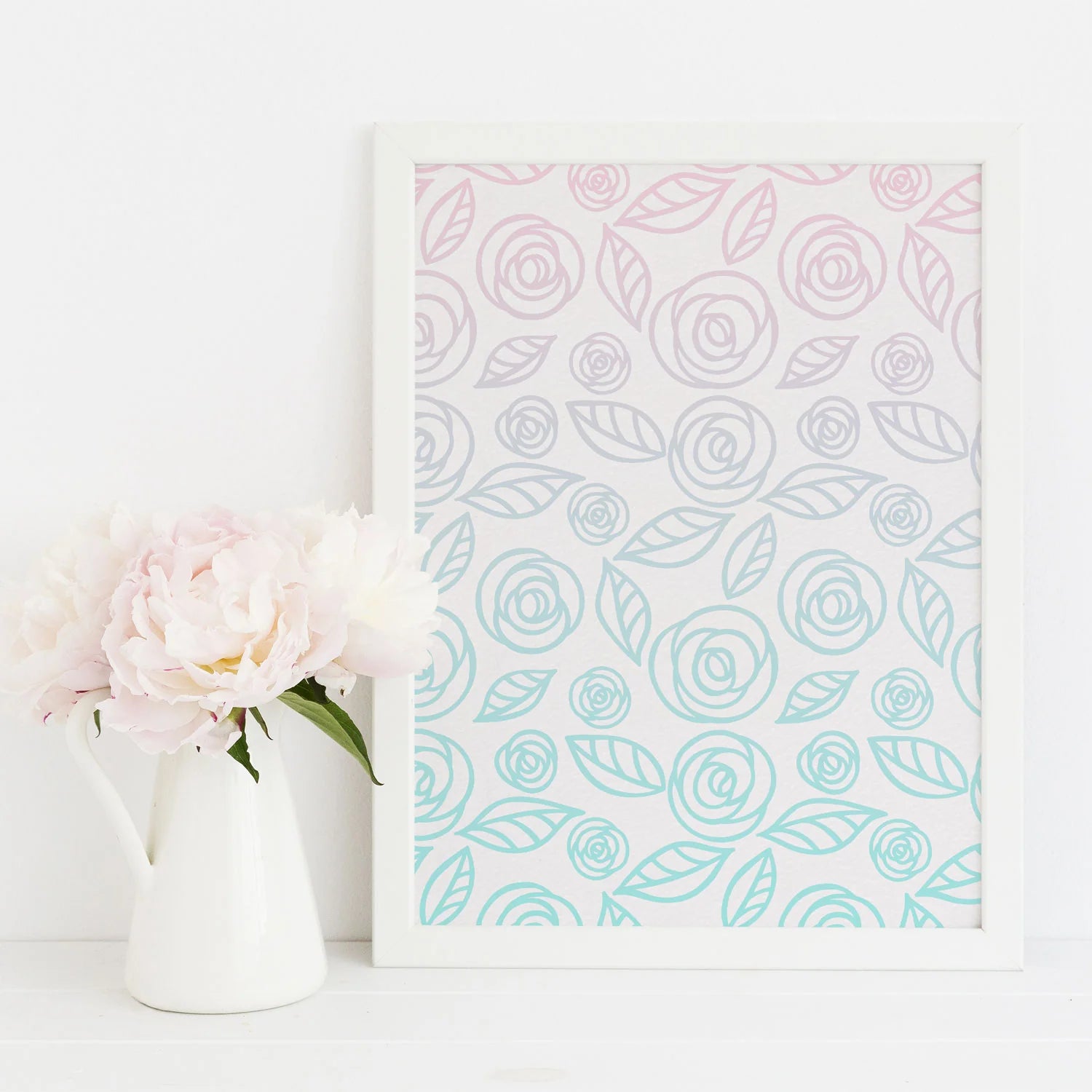 Rosebud Pattern stencil (Club Exclusive)
