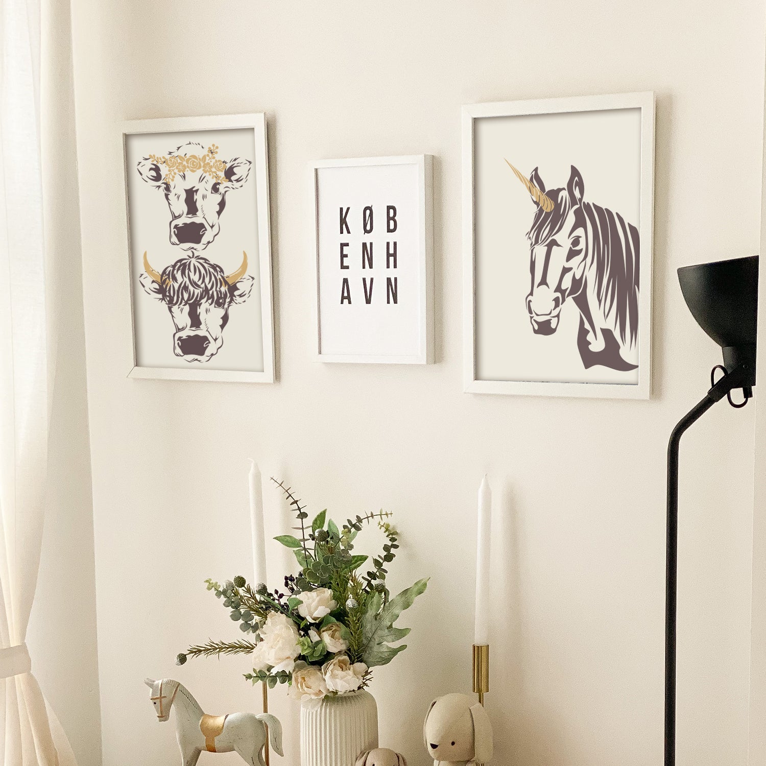 SOTMC - April 2020: Cow and Horse Head with Accessories Stencil Set by Melissa Miller