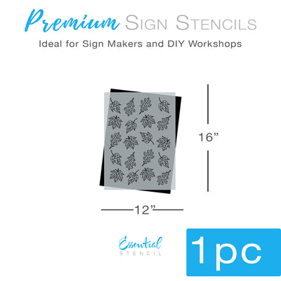 Fall Leaves Stencil Pattern (Club Exclusive)