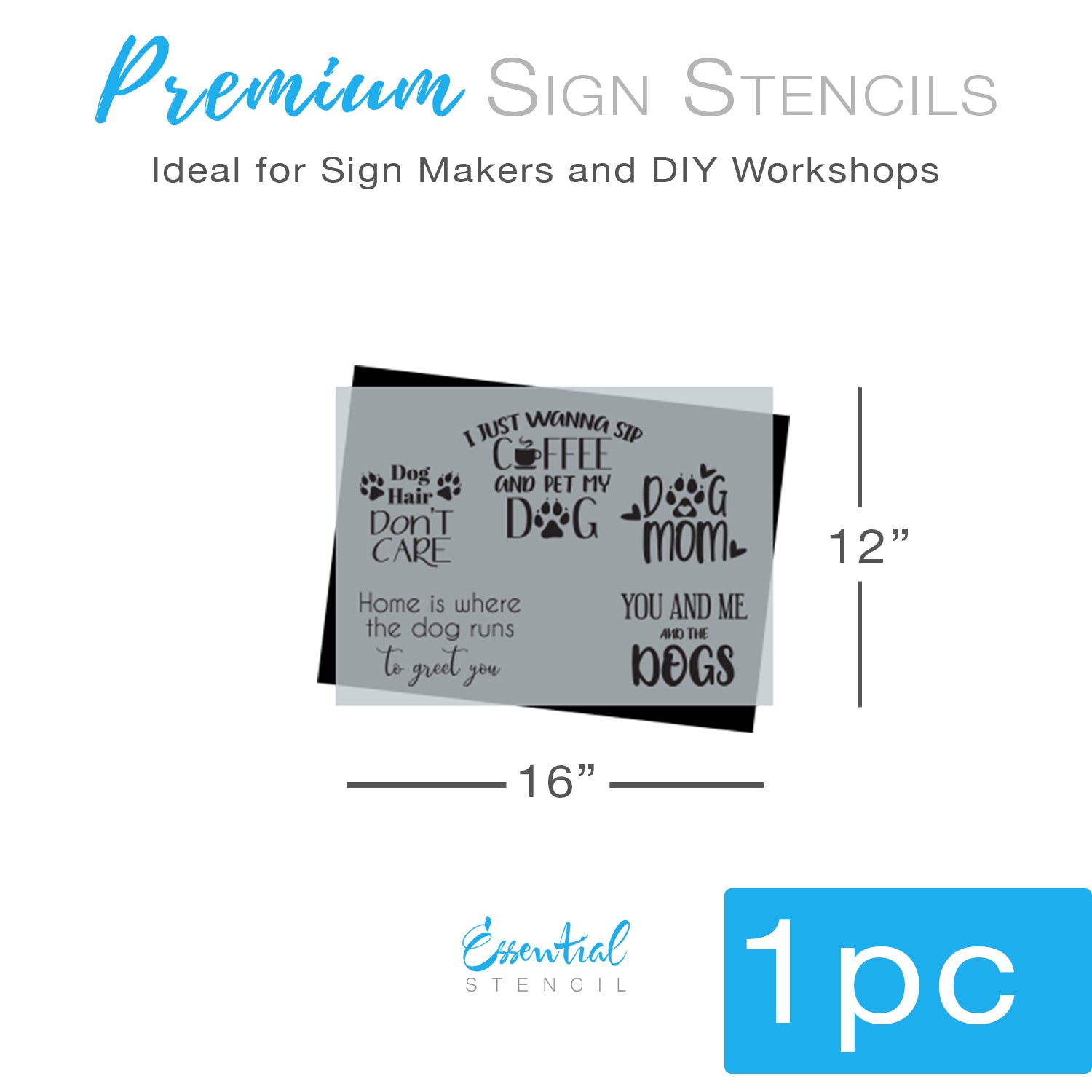 Dog Lovers Stencil (Club Exclusive)